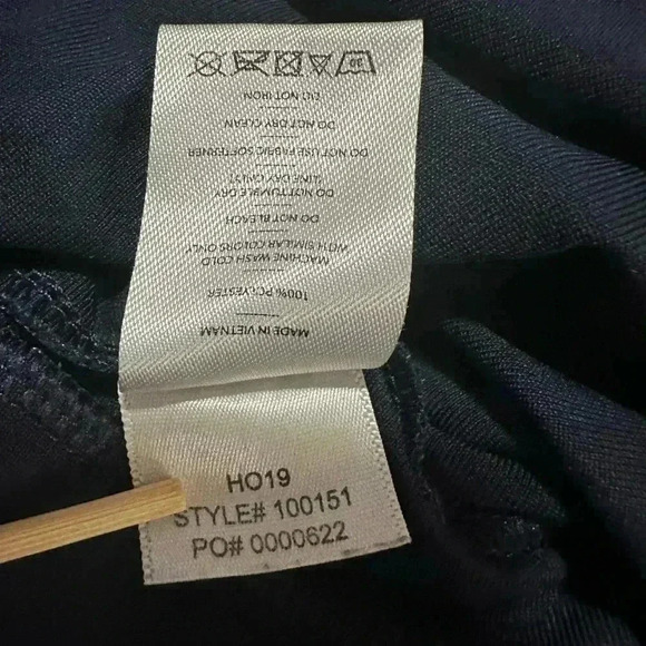 RHONE Zip Hem Commuter Blue Skinny Stretch Pants Size 30 - Picture 9 of 9